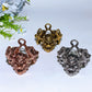 Metal Triple Bulls Stand Crystal Healing Bulk Wholesale
