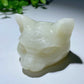 1.8" Mixed Crystal Cat Head Carvings Bulk Wholesale