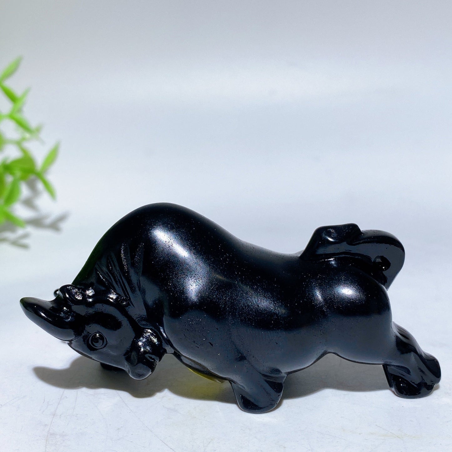 3.1" Crystal Bull Carving Crystal Healing Bulk Wholesale