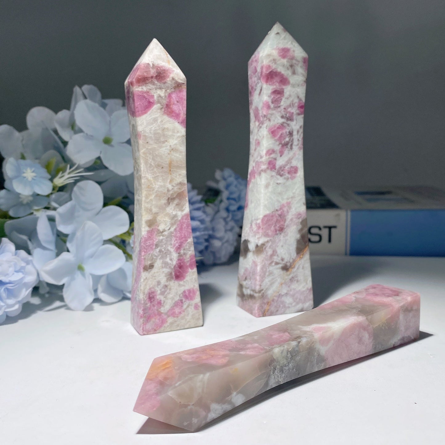 4.0"-8.0" Pink Tourmaline Tower Buk Wholesale