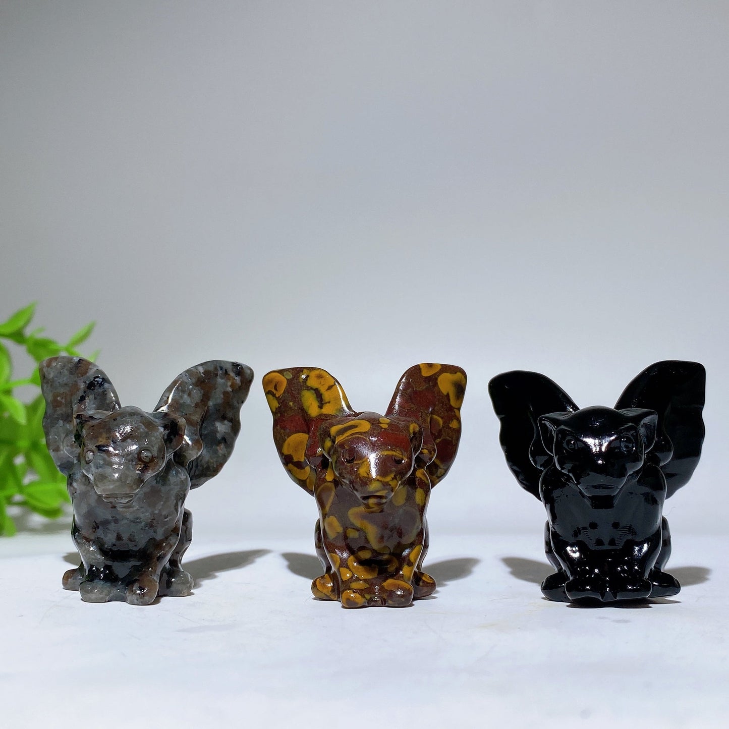 1.7" Crystal Gargoyle Carving Crystal Healing Bulk Wholesale