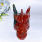 6.2" Ocean Jasper Dragon Head Carving Crystal Healing Bulk Wholesale