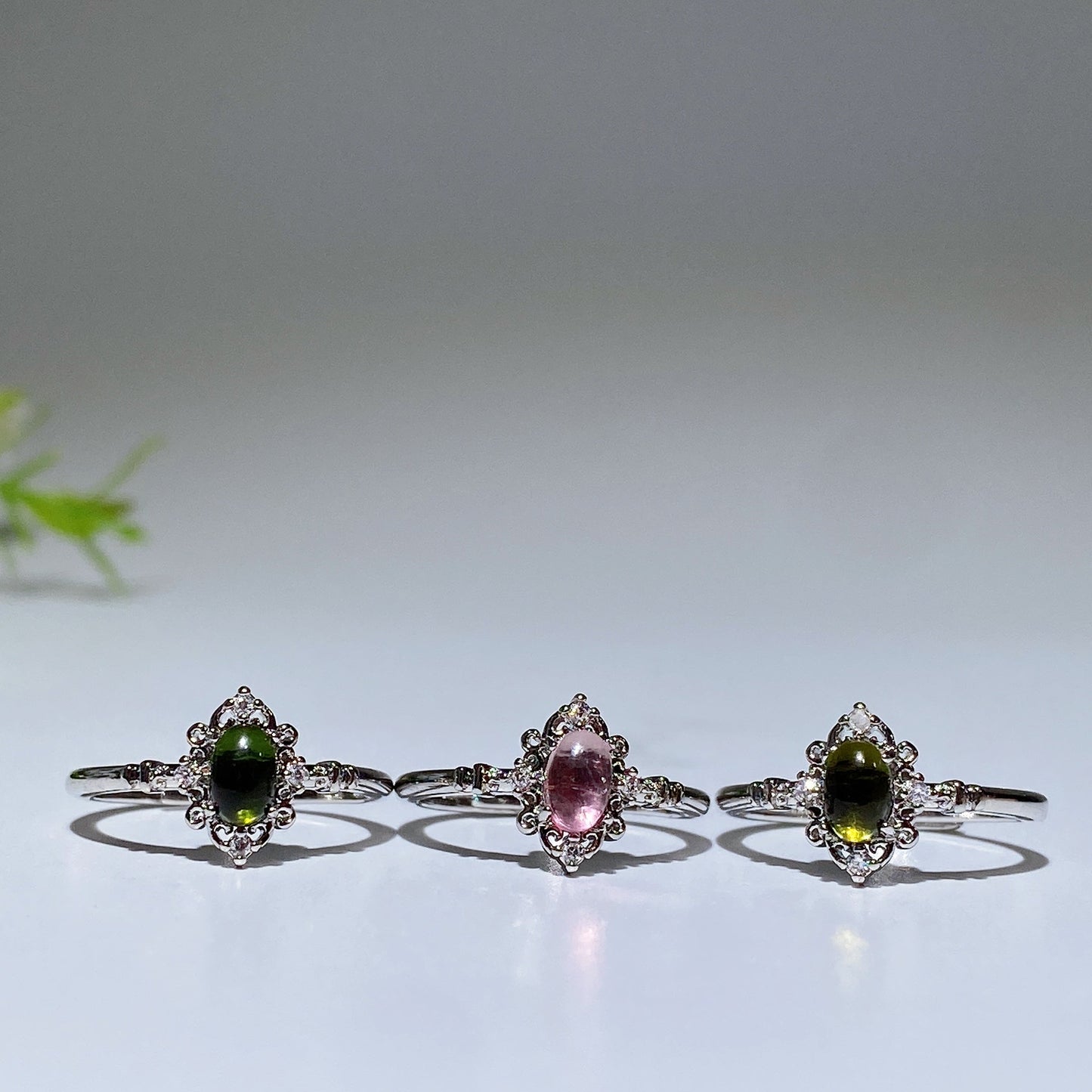 Cooper Plated Silver Ring Crystal Healing Bulk Wholesale