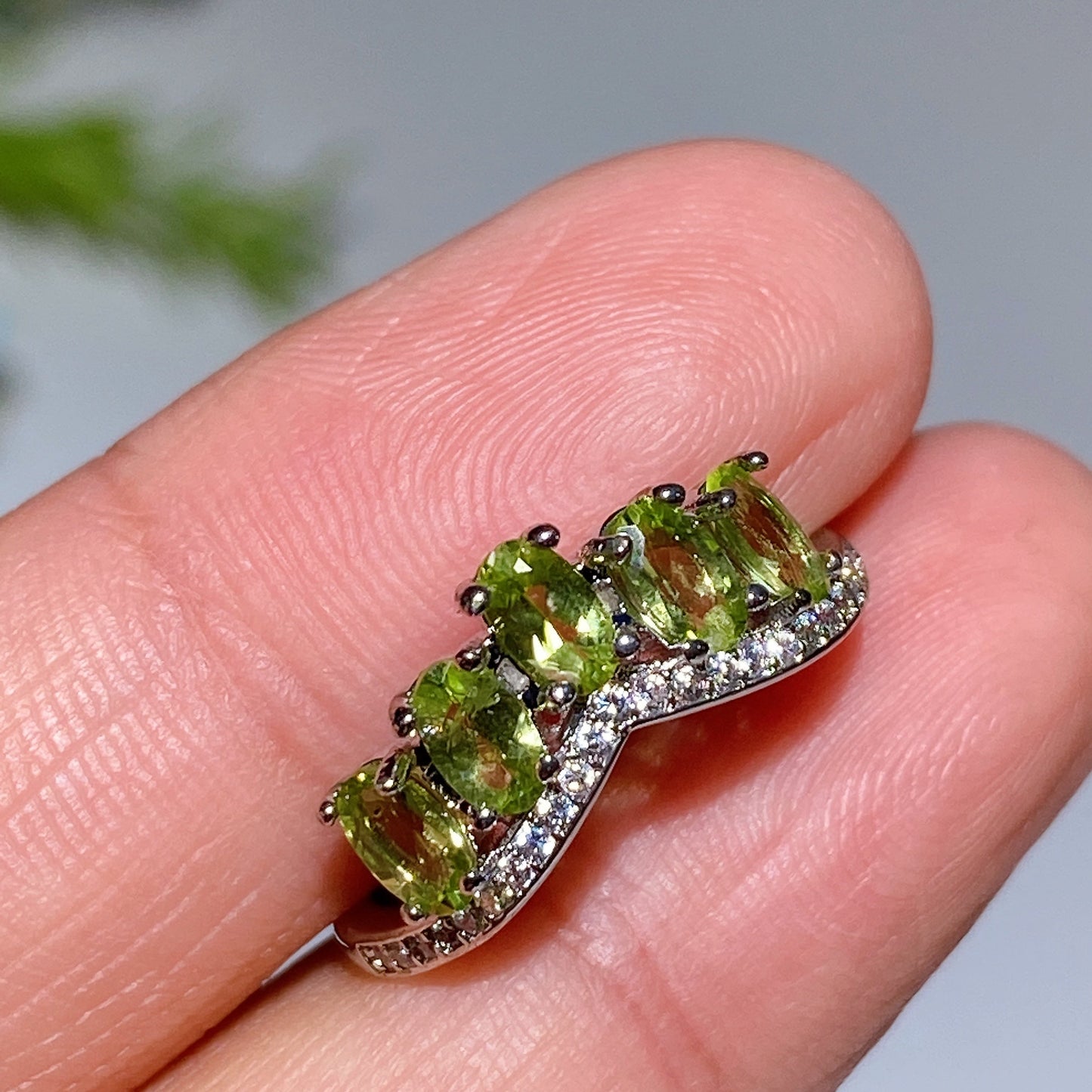 Cooper Plated Silver Ring Crystal Healing Bulk Wholesale