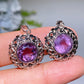 2cm Faceted Amethyst Pendant Crystal Healing Bulk Wholesale
