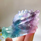 3.2"-3.5" Fluorite Dragon Head Carving Bulk Wholesale