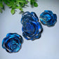 1.5" Labradorite Rose Flower Carvings Bulk Wholesale