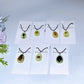 Adjustable Luminous Drop Shape Necklace with Insect Crystal Healing Bulk Wholesale