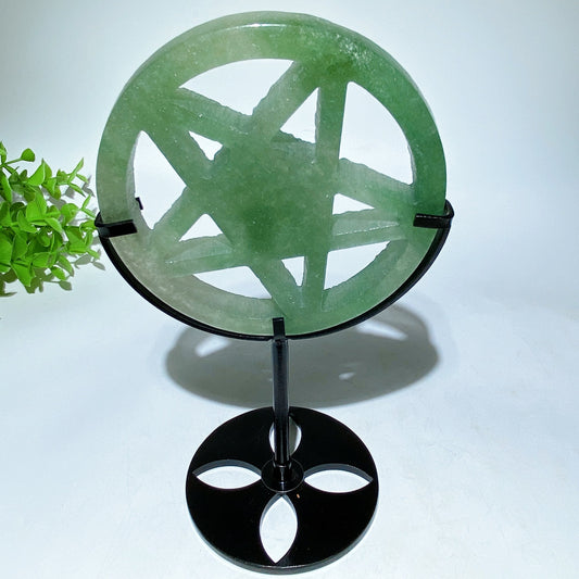 3.8" Crystal Pentacle Carving with Stand Crystal Healing Bulk Wholesale