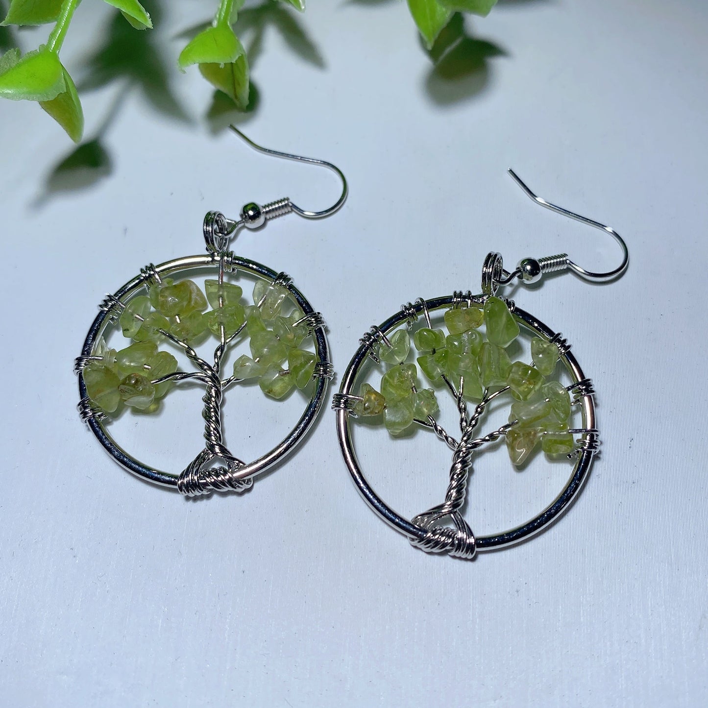 Mixed Crystal Life Tree Earrings Bulk Wholesale