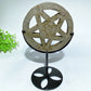 3.8" Crystal Pentacle Carving with Stand Crystal Healing Bulk Wholesale