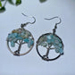 Mixed Crystal Life Tree Earrings Bulk Wholesale