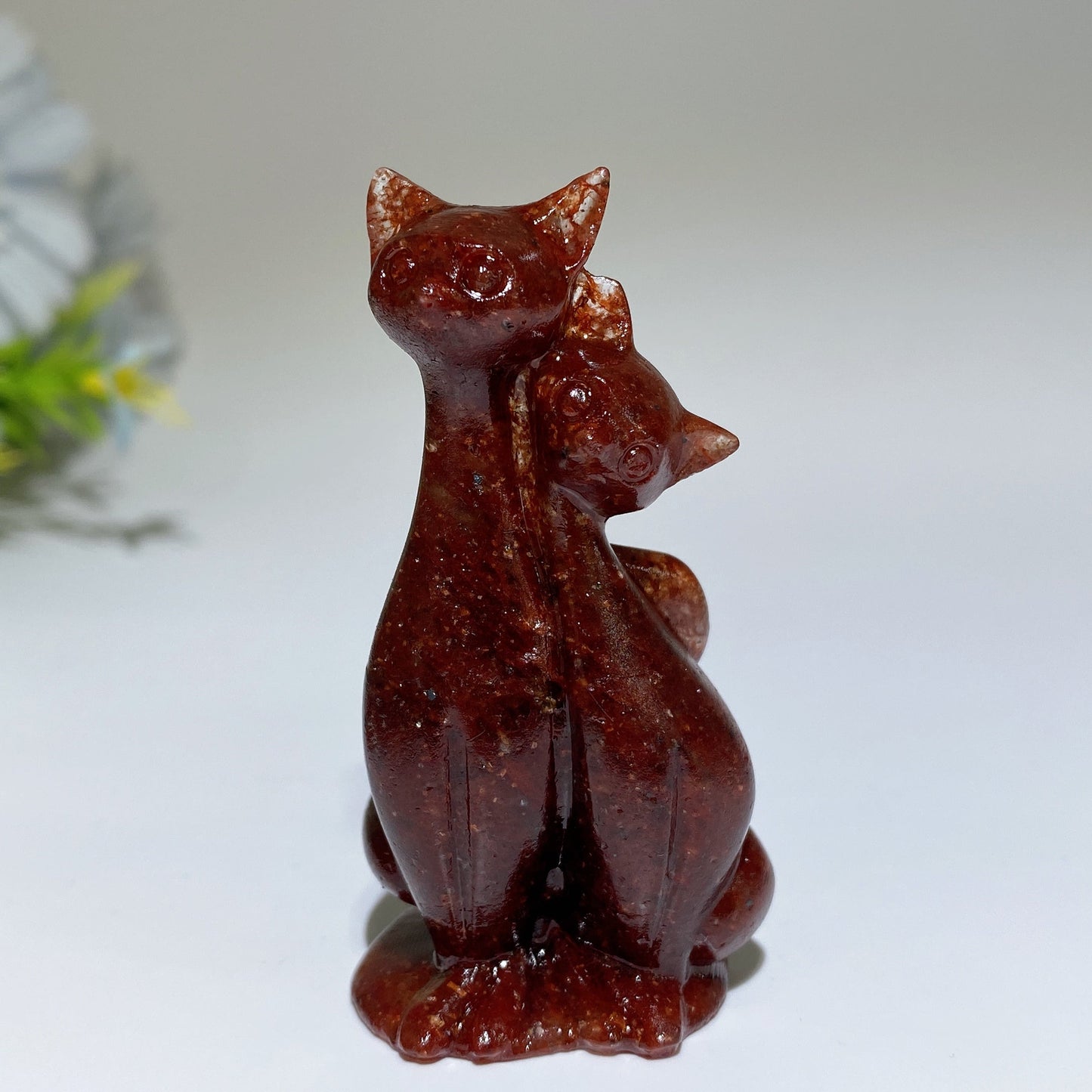 2.5" Crystal Cats Carving Crystal Healing Bulk Wholesale