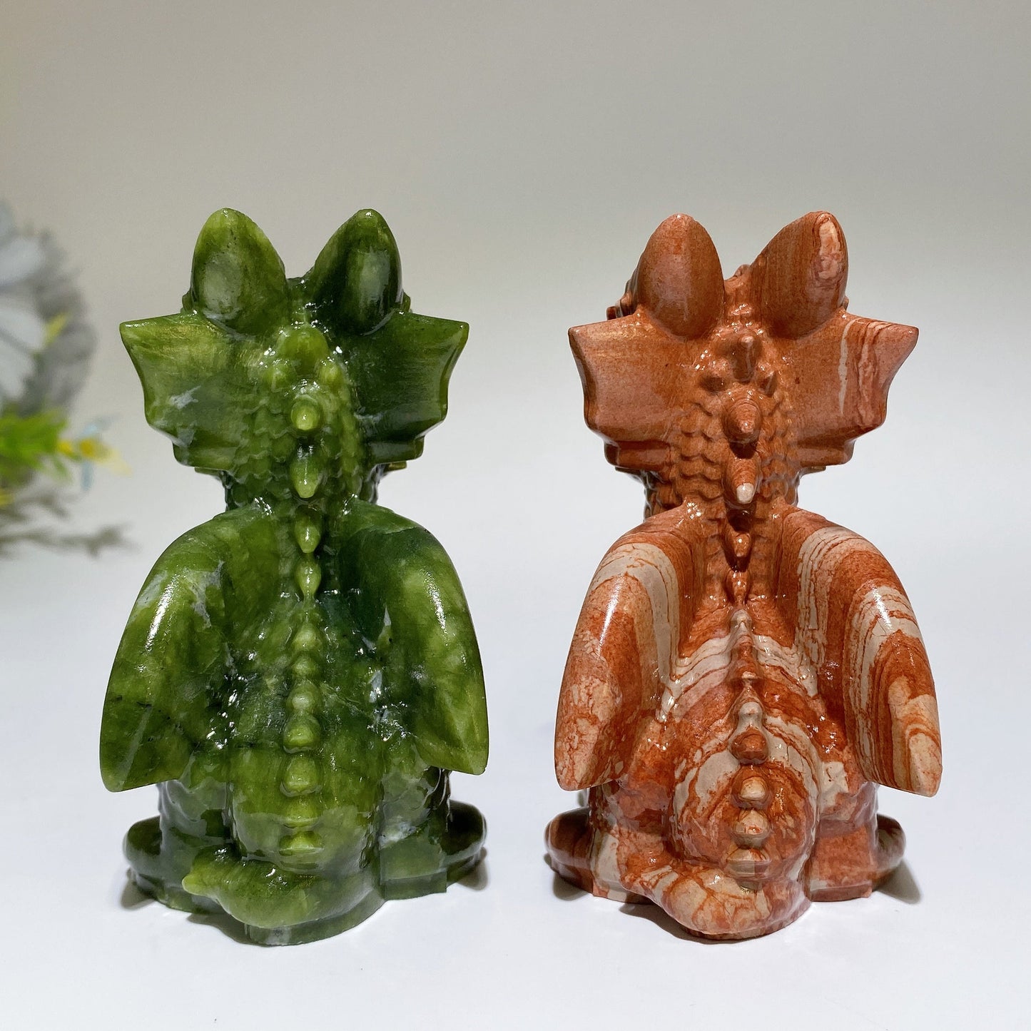 3.2" Crystal Dragon Carving Crystal Healing Bulk Wholesale