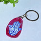 Agate Slab with Printing Keychain Crystal Healing Bulk Wholesale