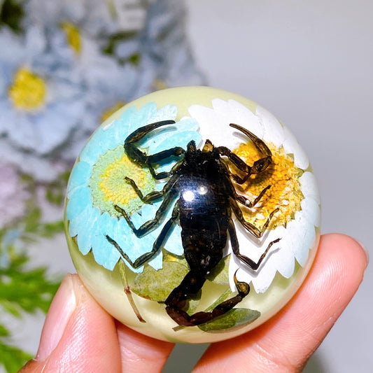 45mm Luminous Resin with Insect Free Form Crystal Healing Bulk Wholesale