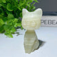 2.2" Mixed Crystal Cat Carvings Bulk Wholesale