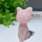 2.2" Mixed Crystal Cat Carvings Bulk Wholesale