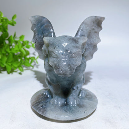 3.8" Crystal Gargoyle Carving Crystal Healing Bulk Wholesale