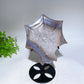 4.4" Druzy Agate Spider Web Carving with Stand Crystal Healing Bulk Wholesale