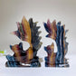 Rainbow Fluorite Nine-tails Fox Carving Crystal Healing Bulk Wholesale