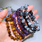 8mm Crystal Bracelet with Heart Crystal Healing Bulk Wholesale