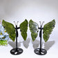 Serpentine Butterfly Wings Carving with Stand Crystal Healing Bulk Wholesale