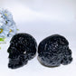 3.6" Black Obsidian Skull Carving Crystal Healing Bulk Wholesale