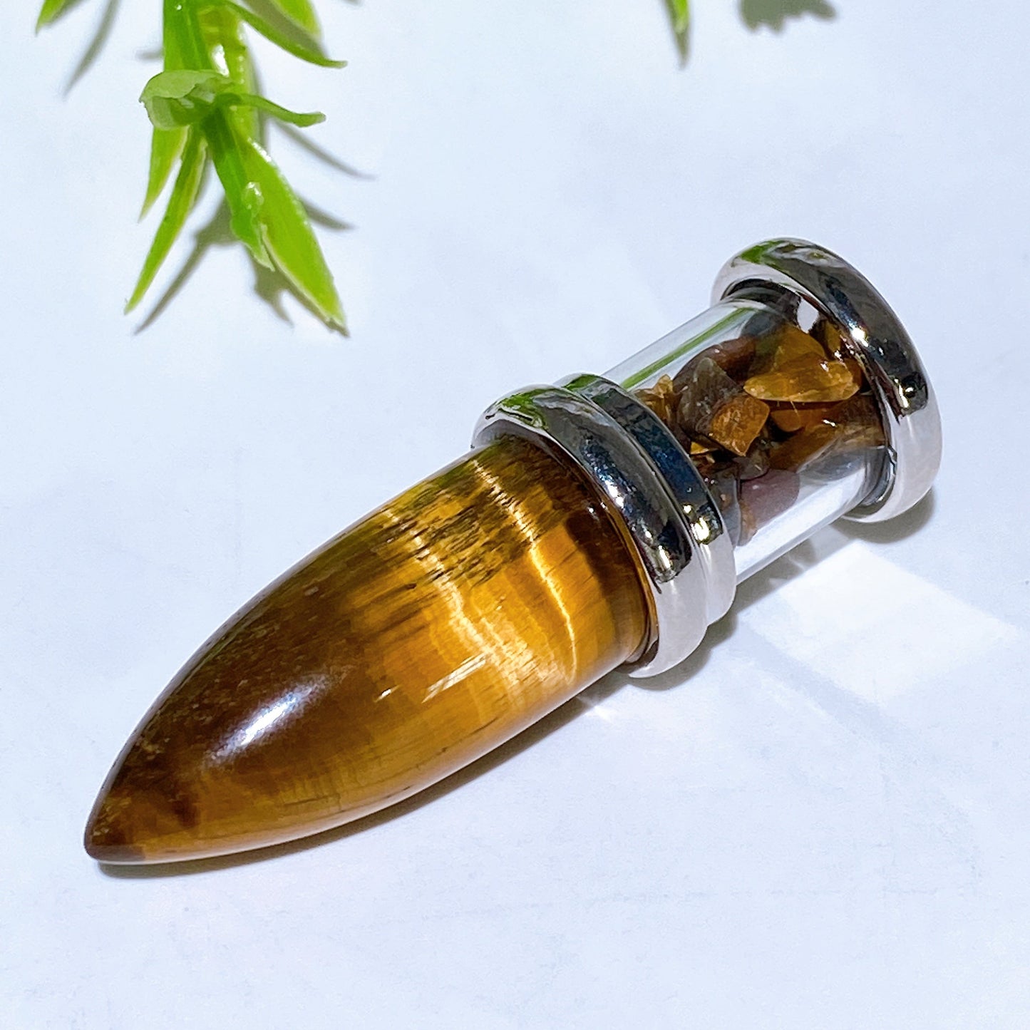 2.0" Crystal Bullet Shape Pendant Crystal Healing Bulk Wholesale