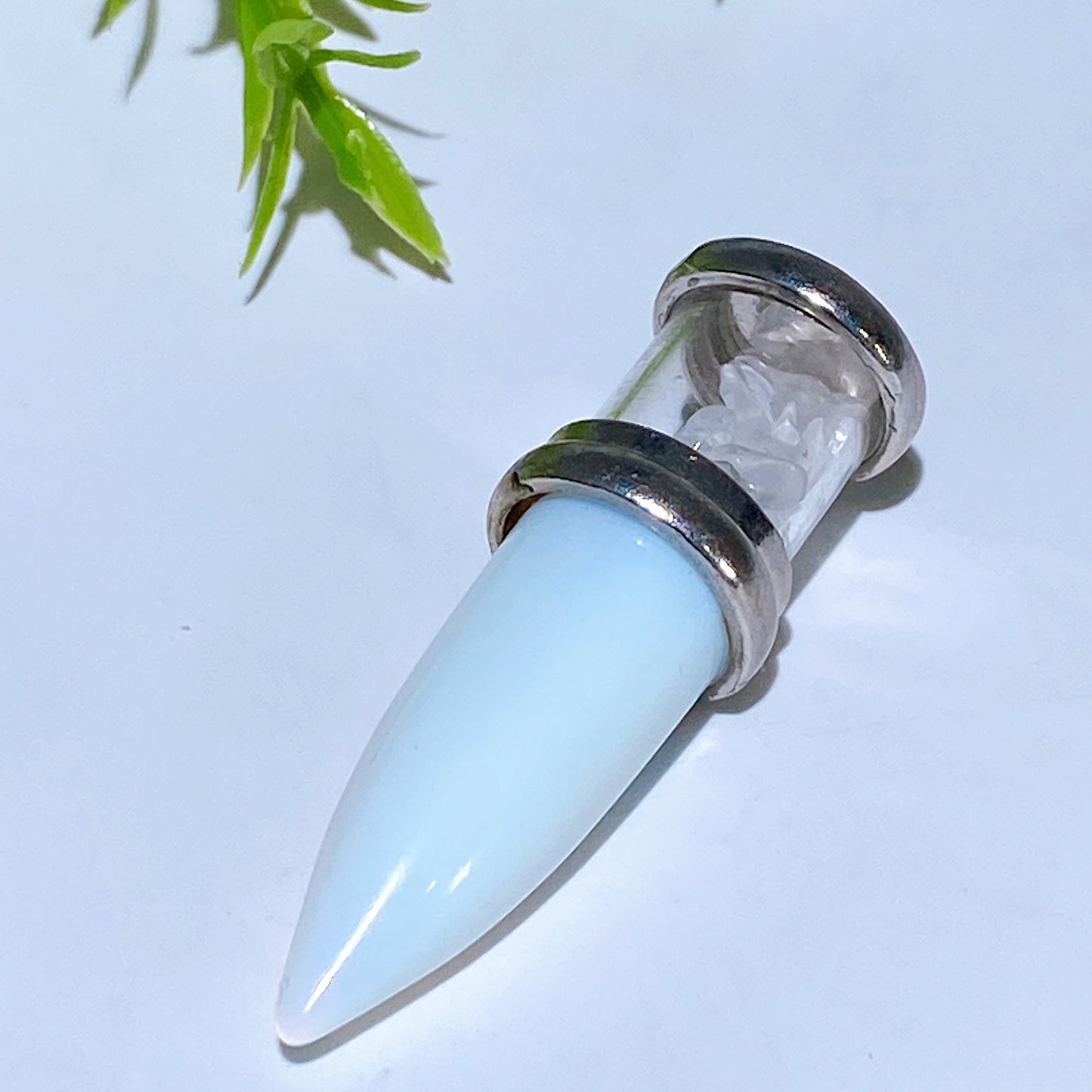 2.0" Crystal Bullet Shape Pendant Crystal Healing Bulk Wholesale