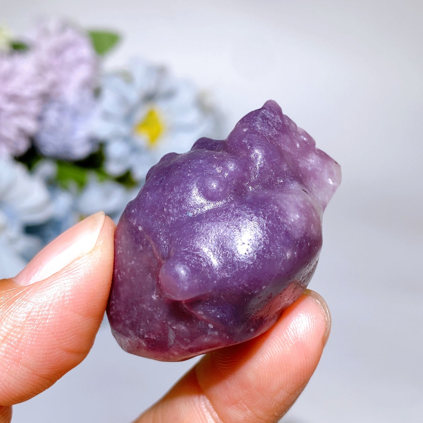 1.7" Crystal Heart Carving Crystal Healing Bulk Wholesale
