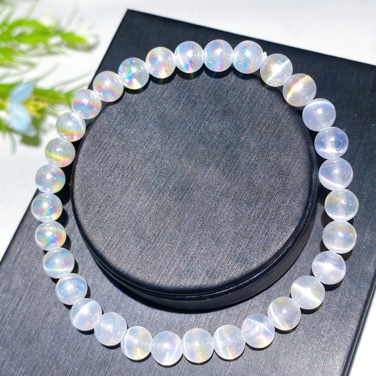 6mm Selenite Bracelet Crystal Healing Bulk Wholesale