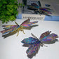 5.2" Aura Kyanite Dragonfly Free Form Bulk Wholesale