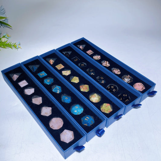 15-20mm Polyhedral Dice Set Crystal Healing Bulk Wholesale