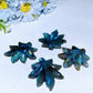 2.3" Labradorite Maple Leaf Carving Crystal Healing Bulk Wholesale