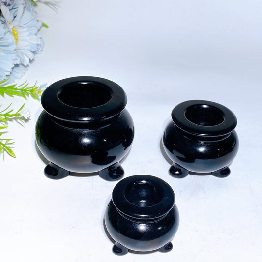 2.0"-3.1" Crystal Pot Carving Crystal Healing Bulk Wholesale