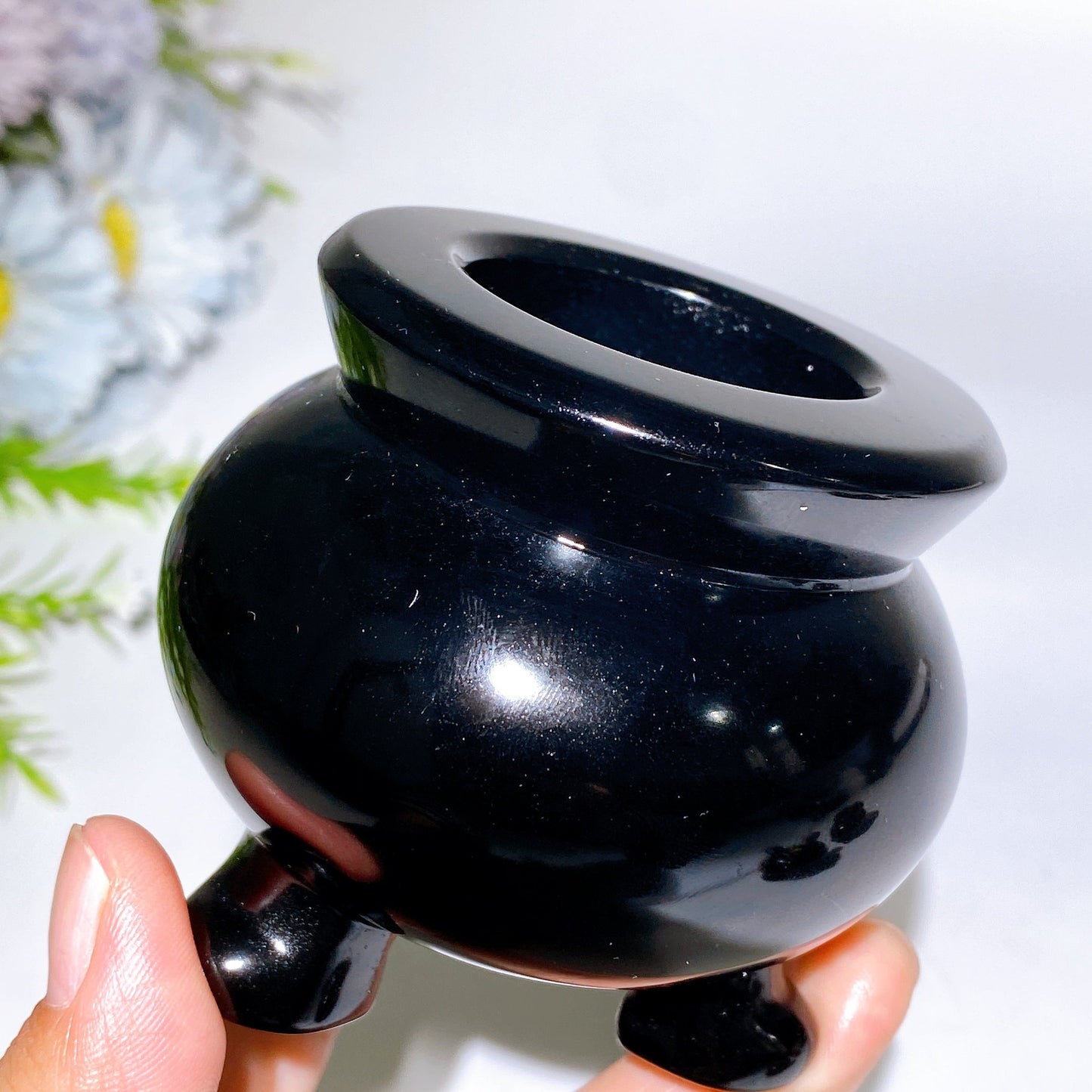 2.0"-3.1" Crystal Pot Carving Crystal Healing Bulk Wholesale