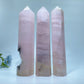 28-35cm Pink Calcite Tower Crystal Healing Bulk Wholesale