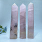 28-35cm Pink Calcite Tower Crystal Healing Bulk Wholesale