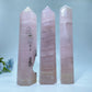 28-35cm Pink Calcite Tower Crystal Healing Bulk Wholesale