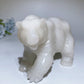 26cm White Jade Polar Bear Carving Crystal Healing Bulk Wholesale