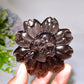 2.6" Silver Obsidian Skull Flower Carving Crystal Healing Bulk Wholesale