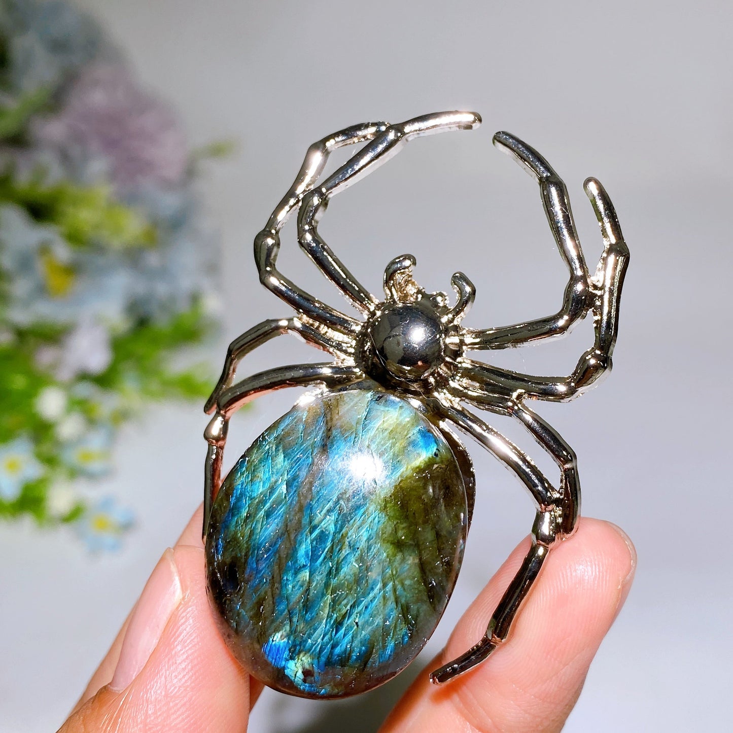 2.4" Labradorite Spider Free Form Crystal Healing Bulk Wholesale