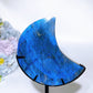 3.0"-3.3" Labradorite Moon Carving with Stand Crystal Healing Bulk Wholesale