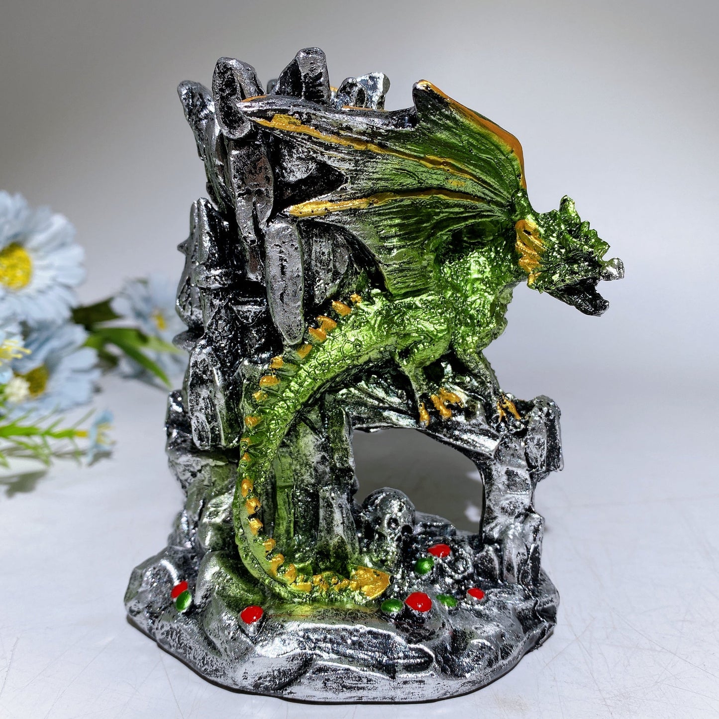 13cm Resin Dragon Stand Crystal Healing Bulk Wholesale