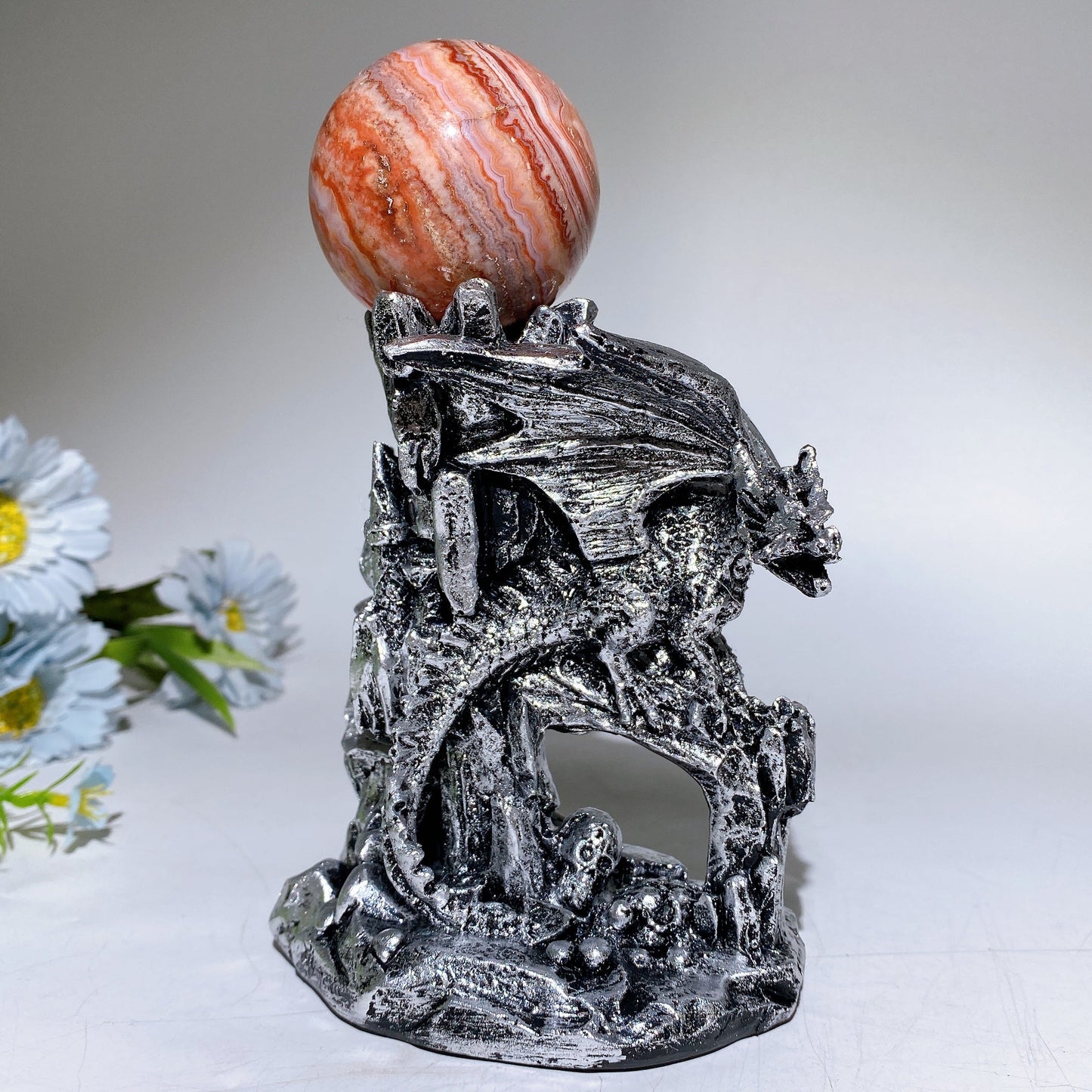 13cm Resin Dragon Stand Crystal Healing Bulk Wholesale