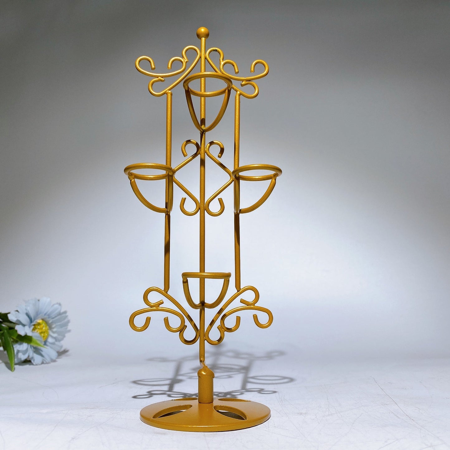 23cm Gold Metal Stand for DT Points Crystal Healing Bulk Wholesale