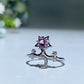 White Cooper Alexanderite Ring Crystal Healing Bulk Wholesale