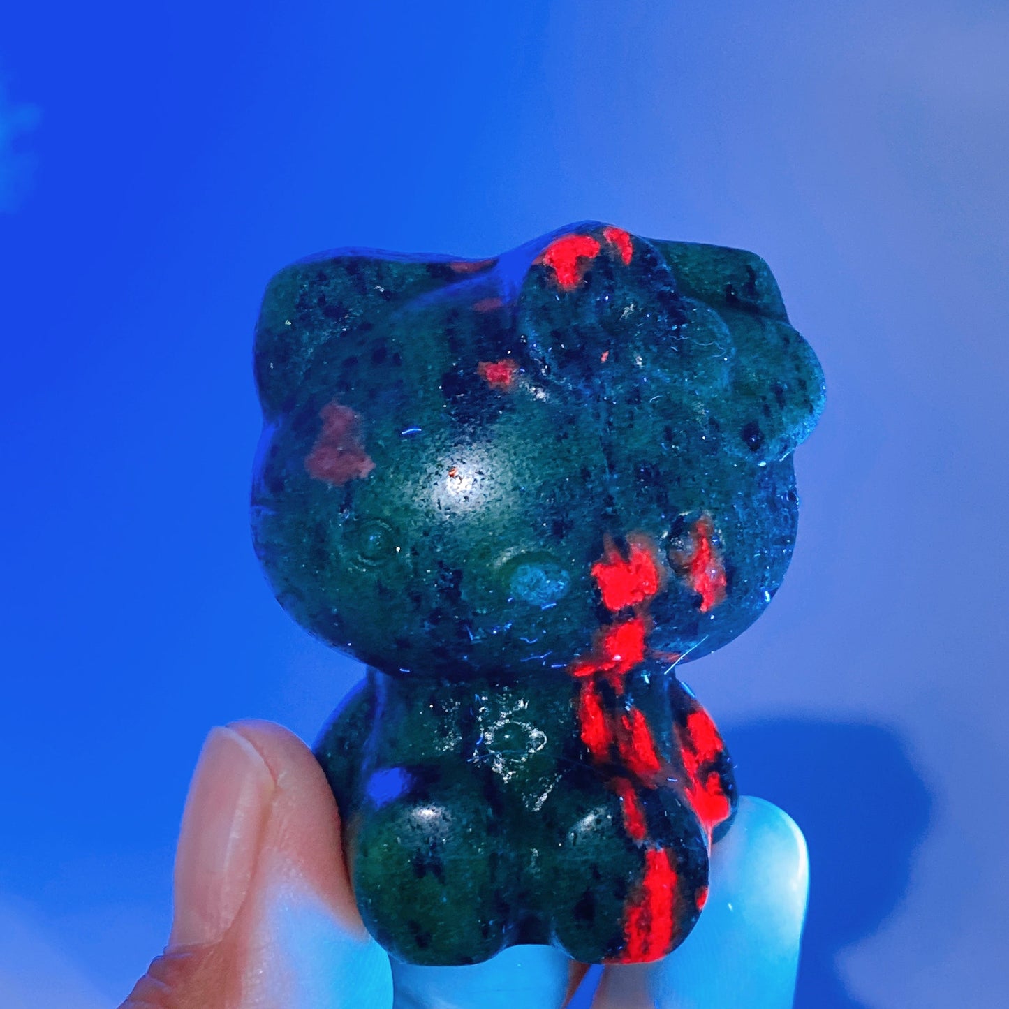 2.0" Crystal Hello Kitty Carving Crystal Healing Bulk Wholesale