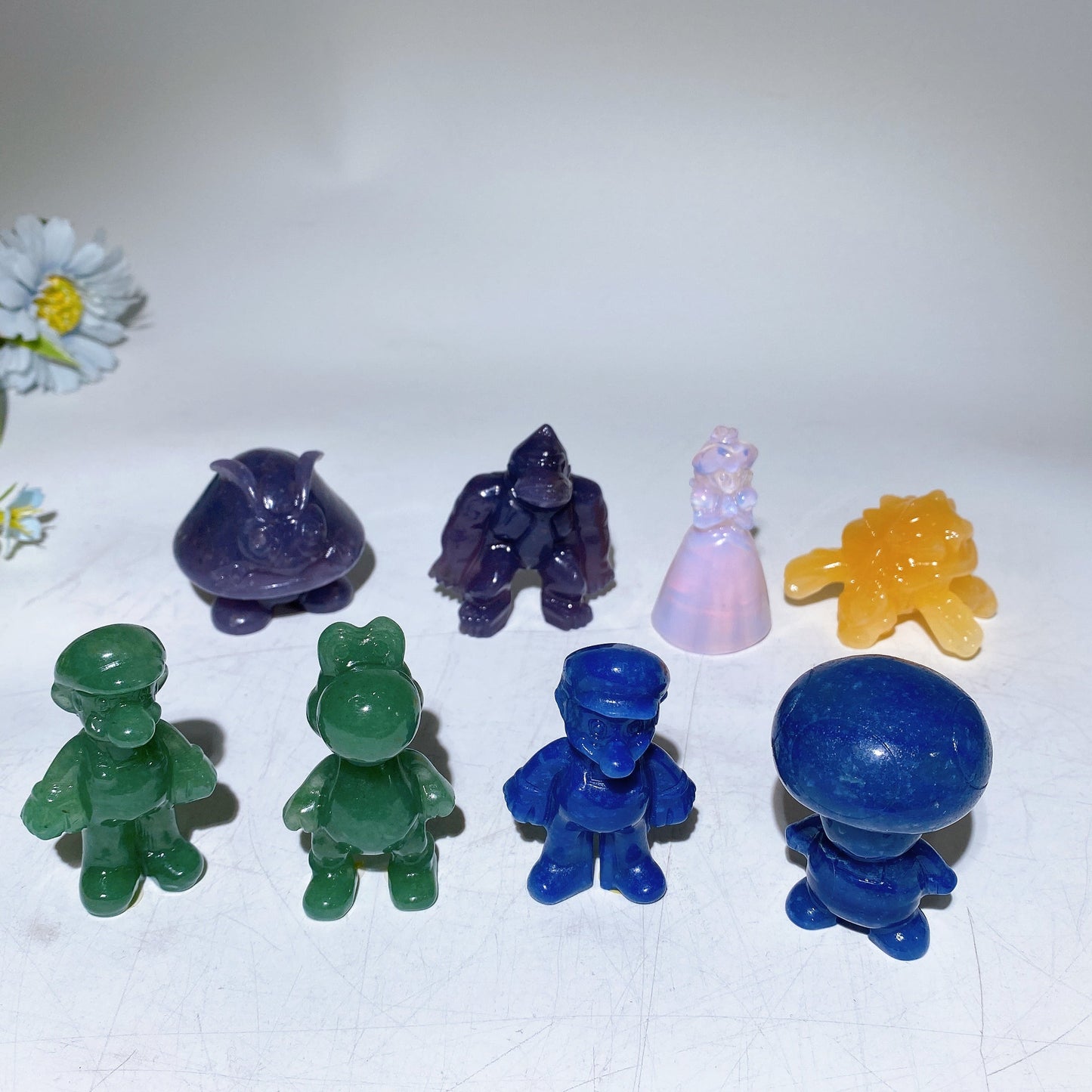 2.0"-2.4" Crystal Pokemon Carving Crystal Healing Bulk Wholesale